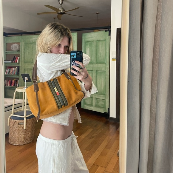 Boho suede back with embellishments - Picture 3 of 6